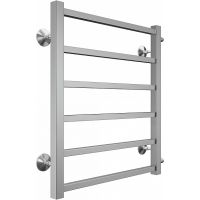 Водяной полотенцесушитель Terminus Вега П6 500x600 бп500 4670078530004 Хром, боковое подключение, G 1/2" НР — фото 1, Водяные полотенцесушители