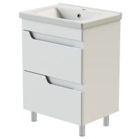 Тумба с раковиной Orange Milano 60 TM60-02 Белая — фото 5, Тумбы с раковиной