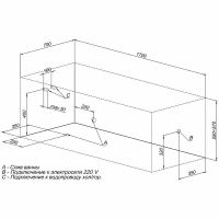 Товар: Акриловая ванна Aquanet Dali 170x70 239787 без гидромассажа - фото 9 Акриловая ванна Aquanet Dali 170x70 239787 без гидромассажа — фото 9, Акриловые ванны