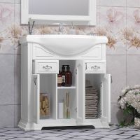 Товар: Тумба под раковину Opadiris Риспекто 80 00-00006024 Белая матовая - фото 4 Тумба под раковину Opadiris Риспекто 80 00-00006024 Белая матовая — фото 4, Мебель для ванной