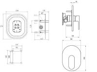 Смеситель для душа Ravak Chrome CR 066.00 X070057 Хром — фото 6, Смеситель для душа