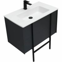 Тумба под раковину Allen Brau Reality 80 1.32005.AM подвесная Антрацит матовый — фото 24, Тумбы под раковину