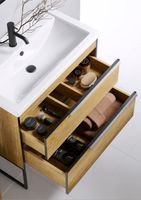 Тумба под раковину Aqwella Fargo 100 FRG0110DB Дуб балтийский — фото 5, Мебель для ванной