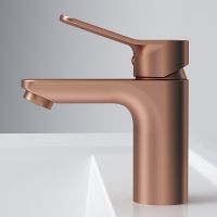 Смеситель для раковины AM.PM X-Joy F85A02144 Розовое золото — фото 3, Смесители для раковины