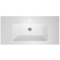 Тумба с раковиной Sanflor Ванесса 95 С15327 подвесная Белая — фото 6, Тумбы с раковиной