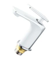 Смеситель для раковины Frap H58 F1058 Белый Хром — фото 6, Смесители для раковины