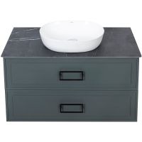 Товар: Тумба под раковину La Fenice Cubo 100 FNC-01-CUB-G-100-2 подвесная Серая матовая - фото 6 Тумба под раковину La Fenice Cubo 100 FNC-01-CUB-G-100-2 подвесная Серая матовая — фото 6, Мебель для ванной