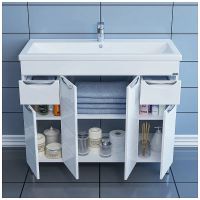 Товар: Тумба под раковину СанТа Родос 100 206016 Белая - фото 5 Тумба под раковину СанТа Родос 100 206016 Белая — фото 5, Тумбы под раковину