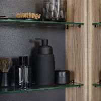 Зеркальный шкаф Burgbad Eqio 90 SPGT090F2009 с подсветкой Белый — фото 9, Мебель для ванной