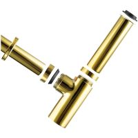 Сифон для раковины Frap F82-3 Золото — фото 5, Сифоны для раковины