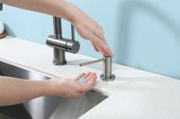 Дозатор для моющего средства Raglo R720.02.05 Сатин — фото 10, Дозаторы для кухонных моек