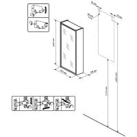 Товар: Зеркальный шкаф Бриклаер Бали 40 R 4620750417819 Светлая лиственница - фото 4 Зеркальный шкаф Бриклаер Бали 40 R 4620750417819 Светлая лиственница — фото 4, Мебель для ванной