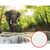 Фреска Ortograf Животные 5112 Фактура флок FLK Флизелин (3,5*2,7) Зеленый/Серый, Животные — фото 1, Фрески