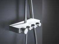 Душевая система Grohe SmartControl с термостатом Белая луна арт-26508LS0 — фото 2, Душевые стойки