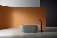 Товар: Ванна из искусственного камня Abber Frankfurt 170x75 AM9941MLG Светло-серая матовая без гидромассажа - фото 3 Ванна из искусственного камня Abber Frankfurt 170x75 AM9941MLG Светло-серая матовая без гидромассажа — фото 3, Ванны из искусственного камня