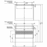 Зеркало Aquanet Милан 100 306375 с подсветкой Черный глянец с сенсорным выключателем — фото 5, Зеркала в ванную комнату