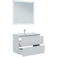 Товар: Тумба под раковину Aquanet Джейн 90 335425 подвесная Белая матовая - фото 13 Тумба под раковину Aquanet Джейн 90 335425 подвесная Белая матовая — фото 13, Мебель для ванной