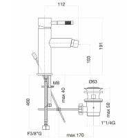 Товар: Смеситель для биде Webert Rimini RI840102010 Золото - фото 2 Смеситель для биде Webert Rimini RI840102010 Золото — фото 2, Смесители для биде