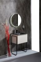 Тумба под раковину Boheme Armadi Art Vallessi 60 837-060-W подвесная White — фото 4, Мебель для ванной