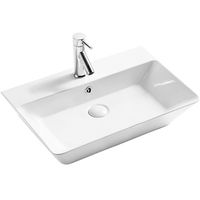 Раковина WeltWasser Elbach 2253 60 10000003835 Белый глянец — фото 1, Раковины накладные