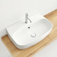 Товар: Раковина Kerasan Nolita 60 534101*1 Белая глянцевая - фото 3 Раковина Kerasan Nolita 60 534101*1 Белая глянцевая — фото 3, Раковины