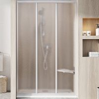 Душевая дверь Ravak Supernova ASDP3-80 00V40UR2ZG профиль Сатин стекло Grape — фото 1, Раздвижные душевые двери