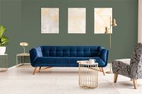 Обои Hygge 77 Colors C7 06 Флизелин (1*10,05) Зеленый, Однотонные — фото 2, Обои для стен