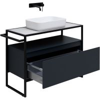 Тумба под раковину Allen Brau Priority 100 1.31003.AM Антрацит матовый — фото 13, Тумбы под раковину