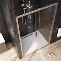 Душевая дверь AM.PM Gem 120 W90G-120-1-195MT профиль Хром матовый стекло прозрачное — фото 5, Раздвижные душевые двери