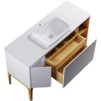 Товар: Тумба под раковину Astra Form Капелла 80 03110007 подвесная Белая - фото 16 Тумба под раковину Astra Form Капелла 80 03110007 подвесная Белая — фото 16, Мебель для ванной