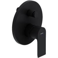 Смеситель для душа Damixa Apollo Черный матовый арт-477100300 — фото 1, Встраиваемые смесители для душа