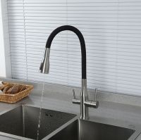 Смеситель для кухни Gappo G4399-65 Сатин Черный — фото 19, Смесители для кухни