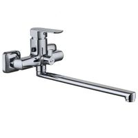 Смеситель для ванны Aquanet Cinetic AF120-21С универсальный Хром — фото 1, Смеситель для ванны