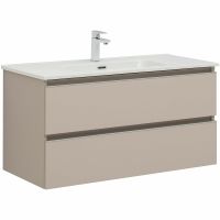 Тумба под раковину Aquanet Вега 100 329581 подвесная Бежевая — фото 1, Мебель для ванной