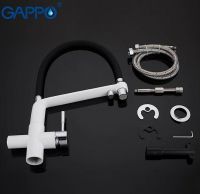 Смеситель для кухни Gappo G4398-9 Белый Черный — фото 11, Смесители для кухни