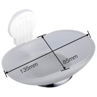 Мыльница Frap F33 F3302 Хром — фото 5, Мыльницы