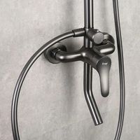 Товар: Душевая система Frap F24011-9 Оружейная сталь - фото 8 Душевая система Frap F24011-9 Оружейная сталь — фото 8, Душевое оборудование. Душевая программа