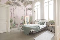 Фреска Ortograf Aurora 34121 Фактура бархат FX Флизелин (4,8*3) Зеленый/Коричневый, Пейзаж/Животные — фото 3, Фрески