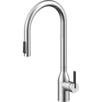 Смеситель для кухни Paulmark Universal Un213880-BS Брашированная сталь — фото 1, Смесители для кухни