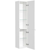 Шкаф пенал Aquaton Беверли 34 R 1A235403BV01R подвесной Белый глянец — фото 2, Пеналы для ванной комнаты