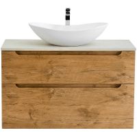 Тумба под раковину BelBagno Etna-H60 100 ETNA-H60-1000-2C-SO-RN-P подвесная Rovere Nature — фото 2, Тумбы под раковину