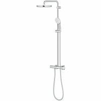 Товар: Душевая система Grohe Tempesta 250 с термостатом Хром арт-26670001 - фото 4 Душевая система Grohe Tempesta 250 с термостатом Хром арт-26670001 — фото 4, Душевые стойки