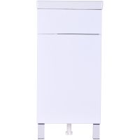 Тумба с раковиной Orange Мини 40 R Mini2-40TUW+Ra Белый — фото 1, Тумбы с раковиной