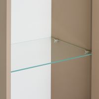 Товар: Шкаф пенал ASB-Woodline Риола 40 12420 подвесной Капучино - фото 3 Шкаф пенал ASB-Woodline Риола 40 12420 подвесной Капучино — фото 3, Мебель для ванной