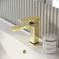 Смеситель для раковины Grossman Style 510.K35.05.320 Золото брашированное — фото 4, Смесители