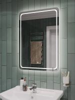 Зеркало Orange Nature 50 ON-50ZE с подсветкой с сенсорным выключателем — фото 5, Зеркала в ванную комнату