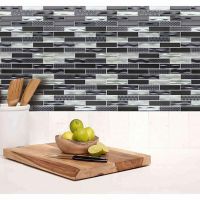 Товар: Стеклянная мозаика Bonaparte Optima Grey 30х30 см - фото 3 Стеклянная мозаика Bonaparte Optima Grey 30х30 см — фото 3, Мозаика