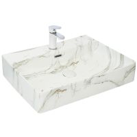 Раковина WeltWasser Elbach 2173 M845 60 10000004543 Мрамор — фото 1, Раковины накладные