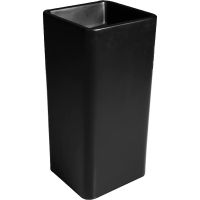 Раковина SantiLine 41 SL-4013MB Черная матовая — фото 1, Раковины напольные