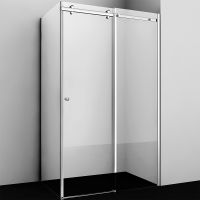 Душевой уголок WasserKRAFT Vils 110x100 56R16 профиль Хром стекло прозрачное — фото 1, Прямоугольные душевые уголки